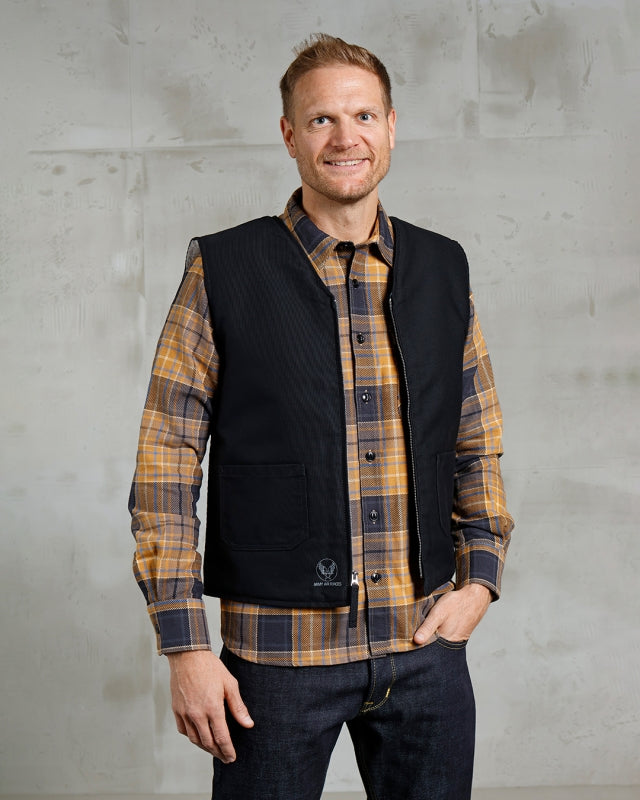 1942 C2 Vest - Waxed Navy