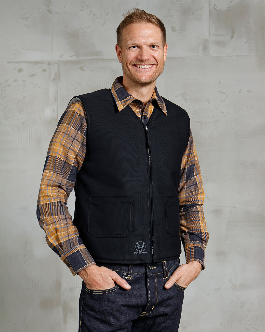 1942 C2 Vest - Waxed Navy