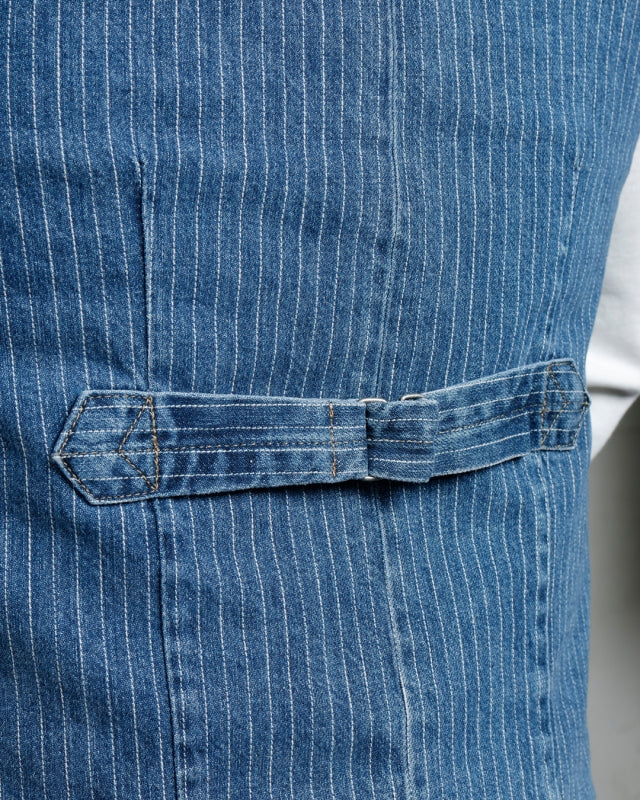 1948 Crafter Vest - Blue Wabash Rinsed