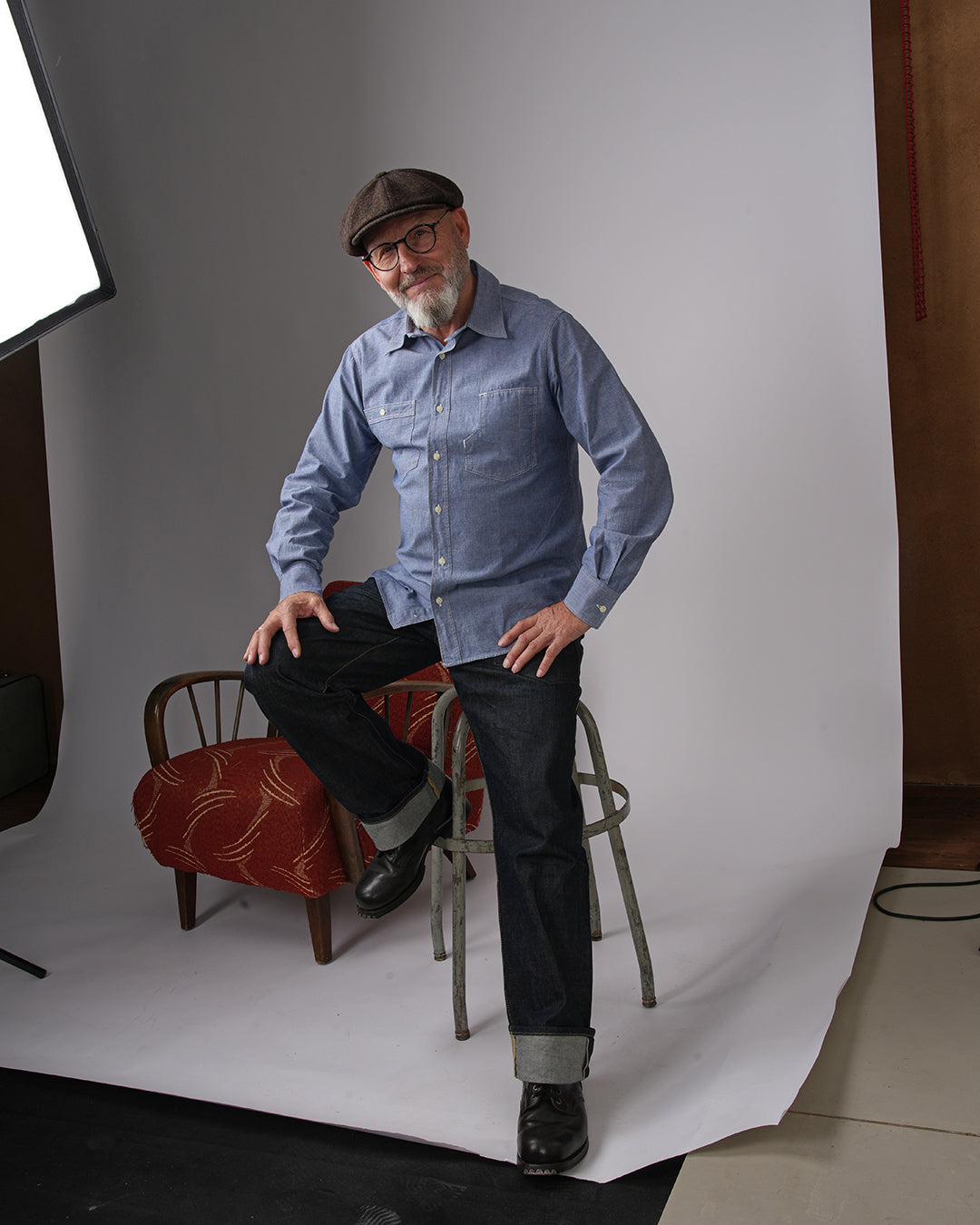 1937 Roamer Shirt Blue - Chambray