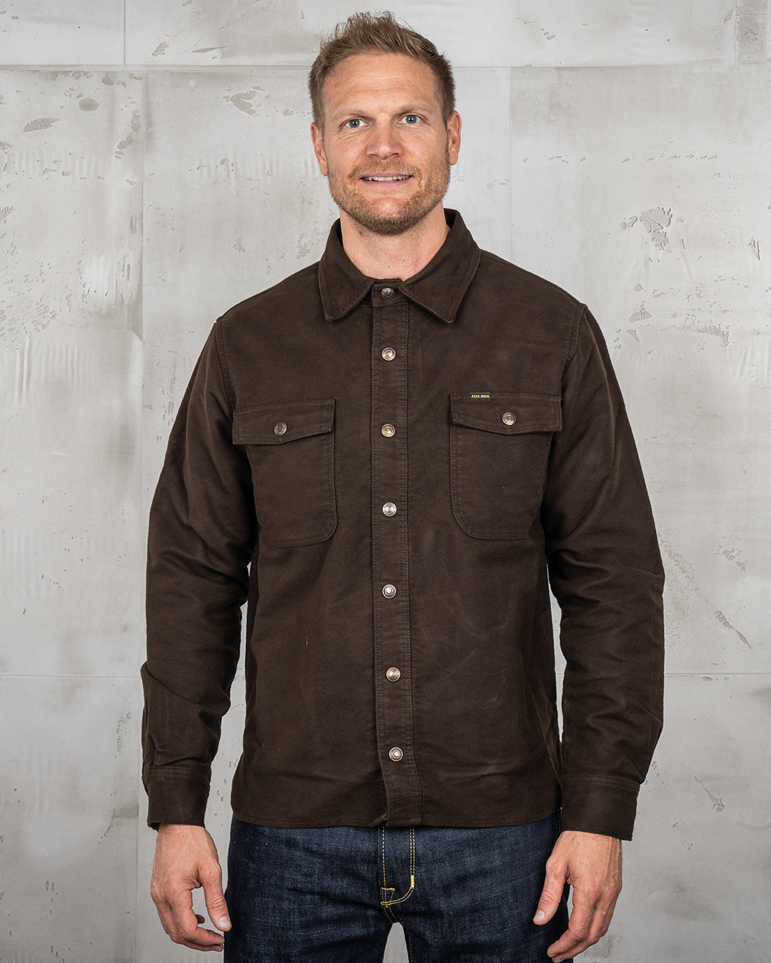 1943 CPO Shirt - Soil Brown Moleskin