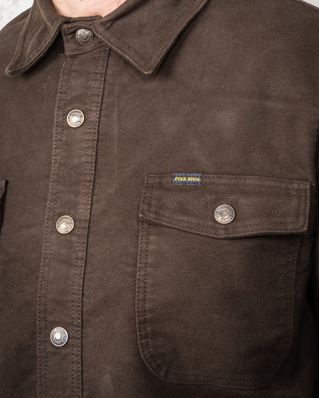 1943 CPO Shirt - Soil Brown Moleskin