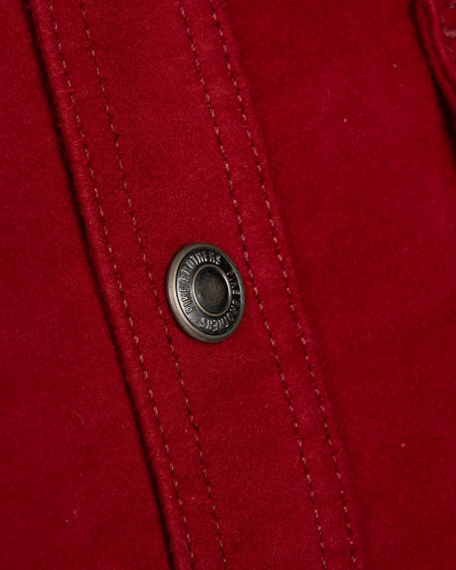 1943 CPO Shirt - Moleskin Dark Red