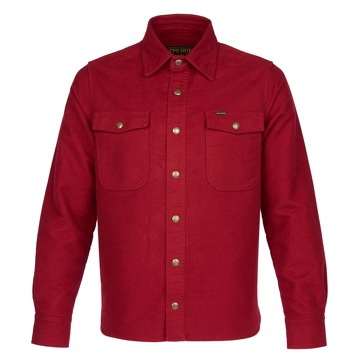 1943 CPO Shirt - Moleskin Dark Red