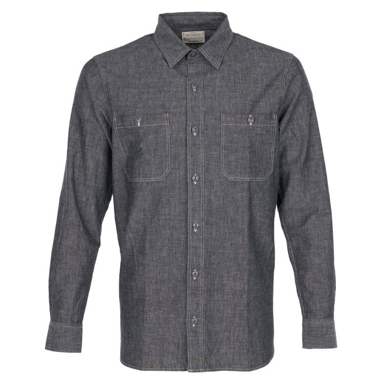 1940 USN Chambray Shirt - Harbor Grey