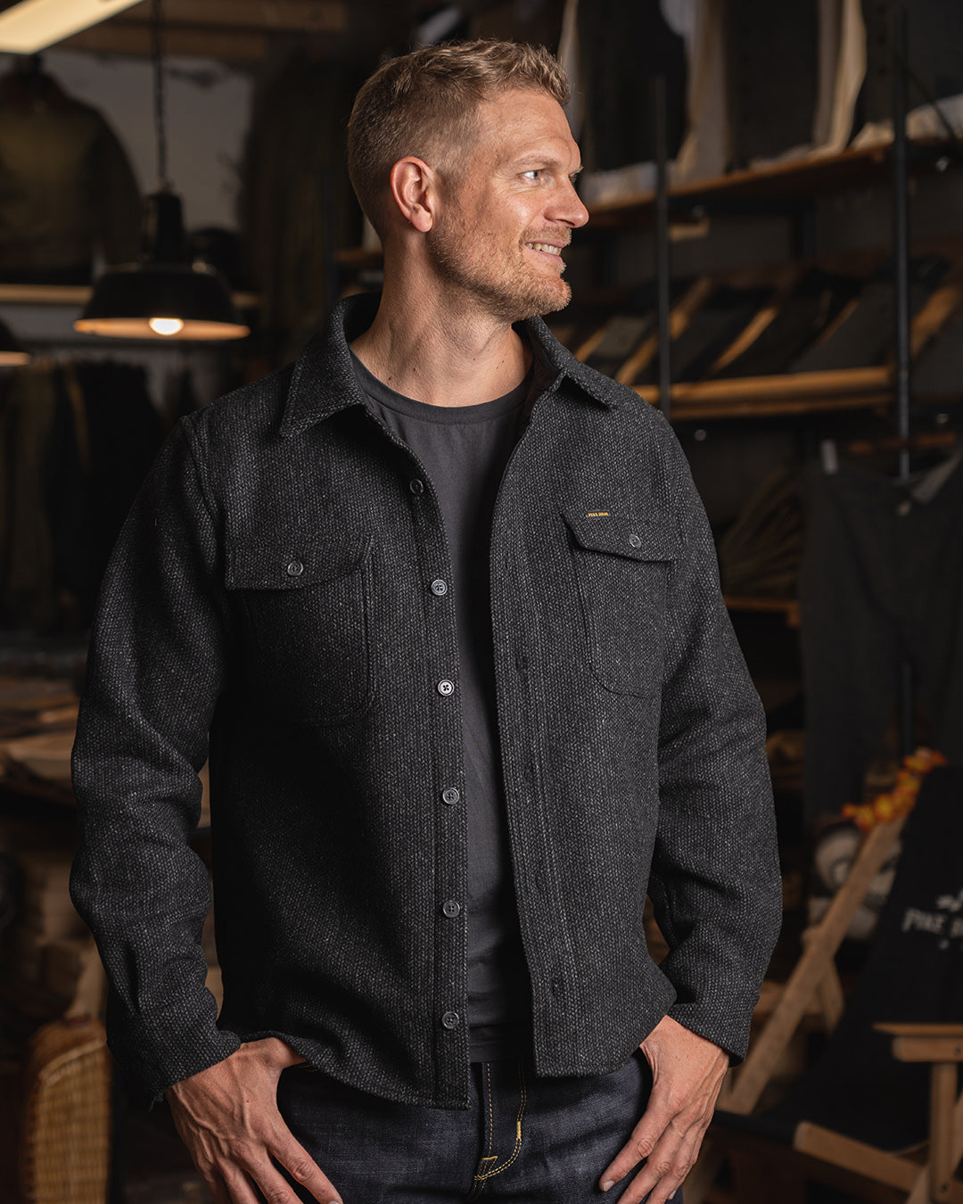 1943 Wool CPO Shirt - Atlanta Grey
