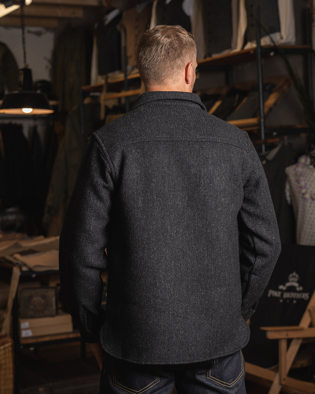 1943 Wool CPO Shirt - Atlanta Grey