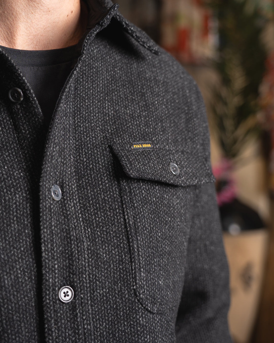 1943 Wool CPO Shirt - Atlanta Grey