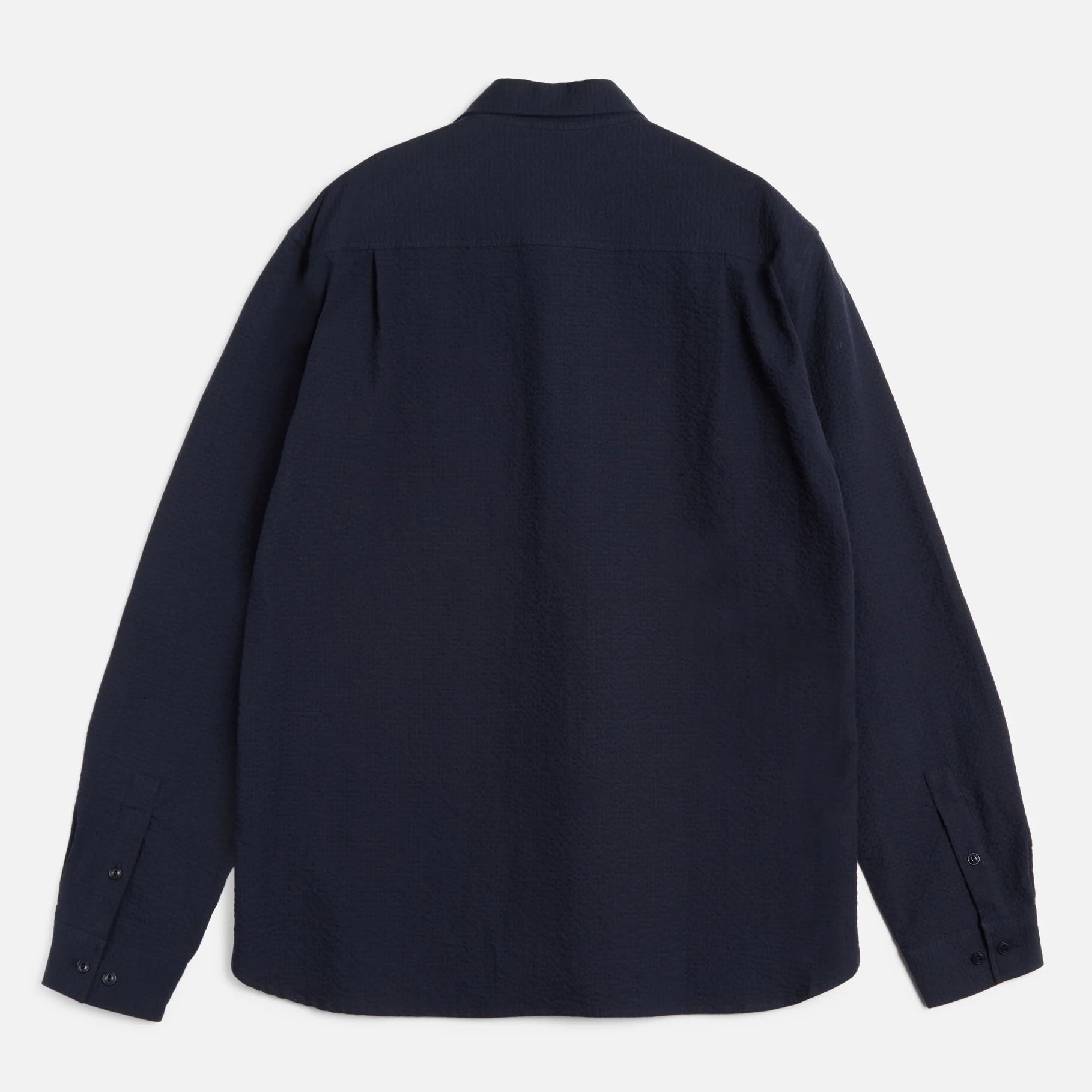 Curtis Shirt - Navy Seersucker