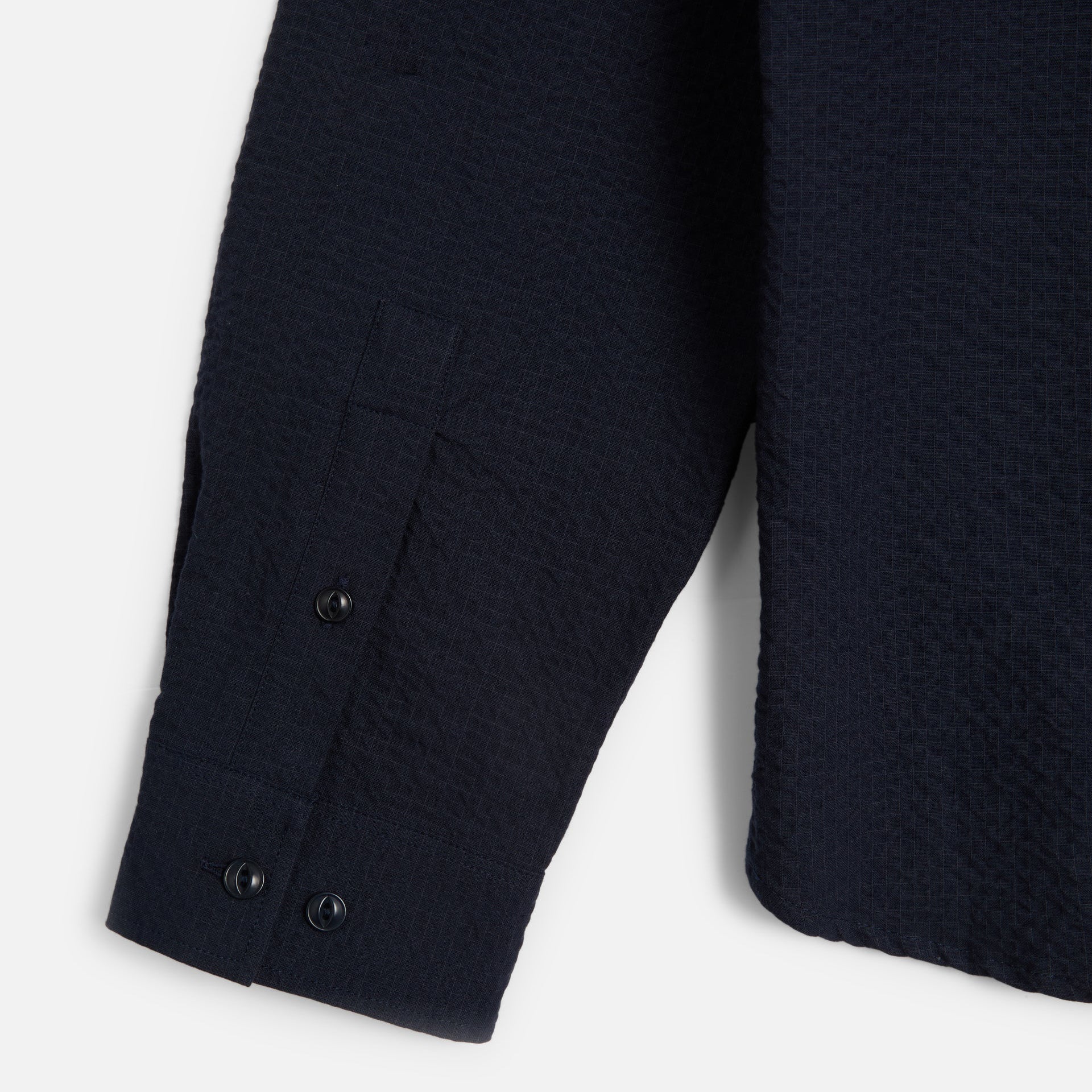 Curtis Shirt - Navy Seersucker