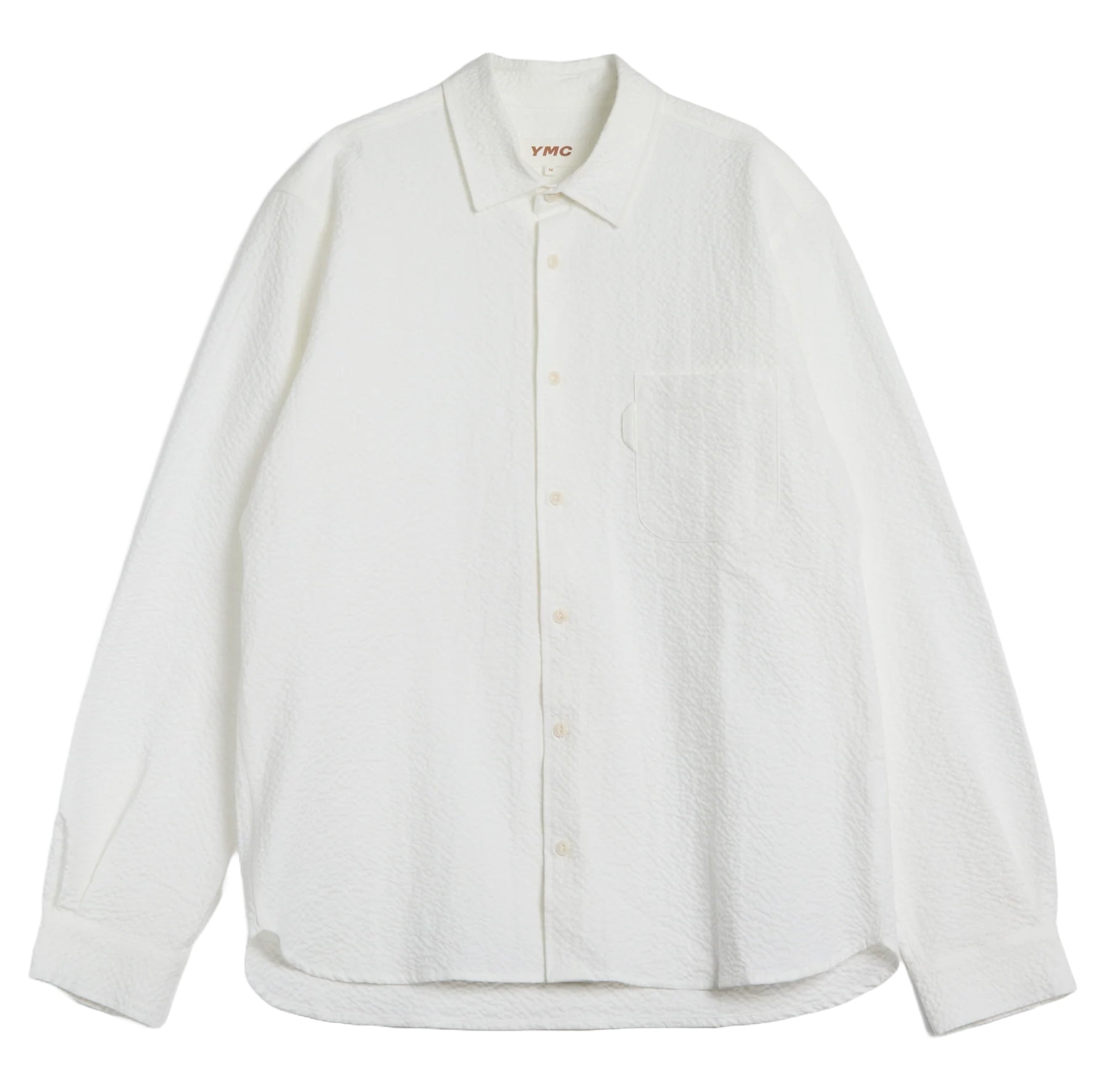 Curtis Shirt - White Seersucker