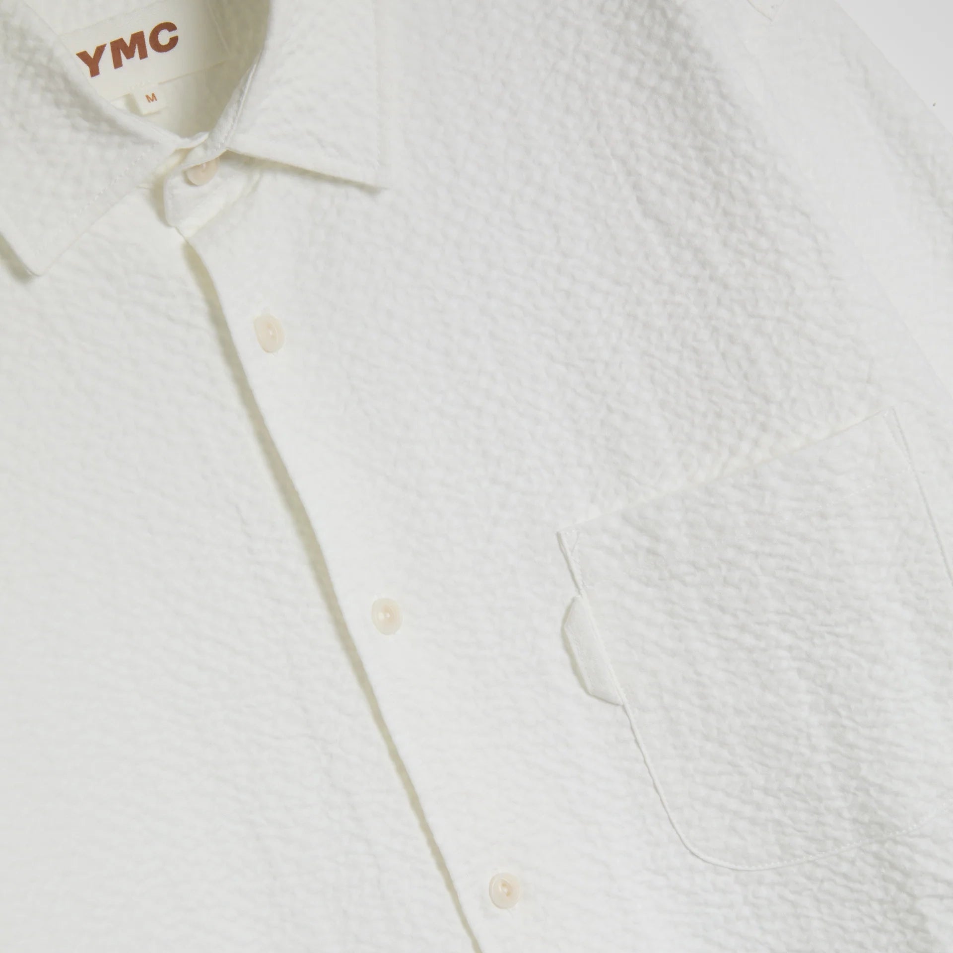Curtis Shirt - White Seersucker