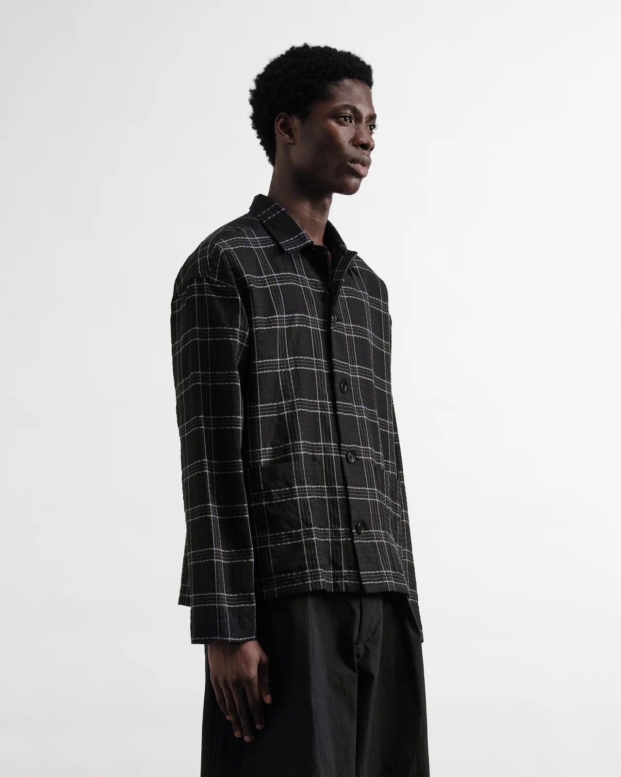 PJ Overshirt - Black/Grey