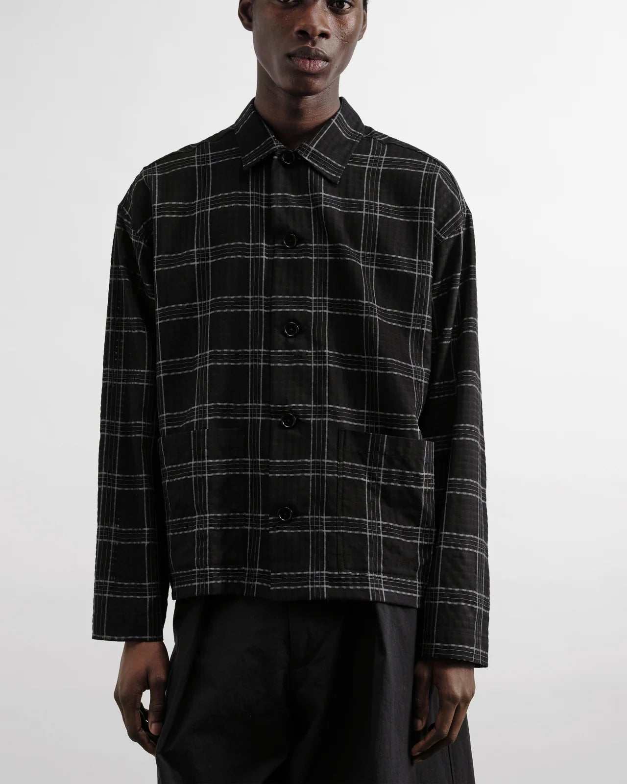 PJ Overshirt - Black/Grey