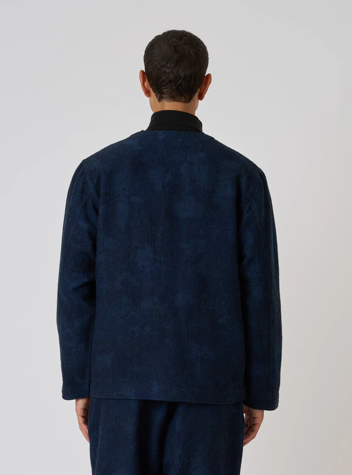 Camo Cabin Jacket - Black/Indigo Denim