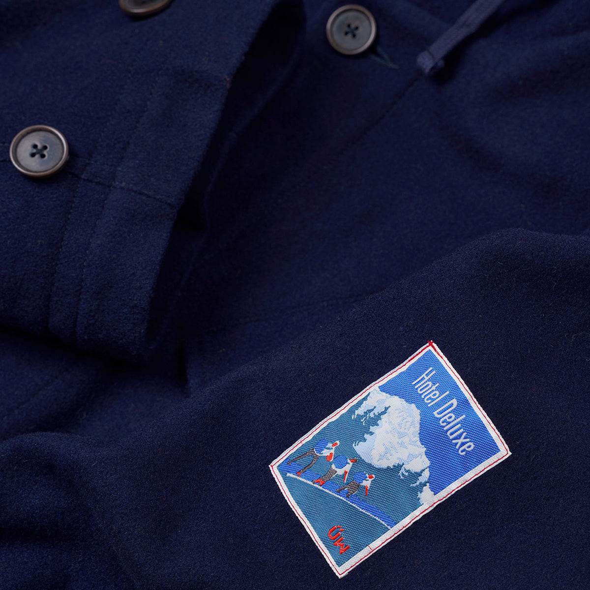 Boston Parka - Navy Mowbray Wool