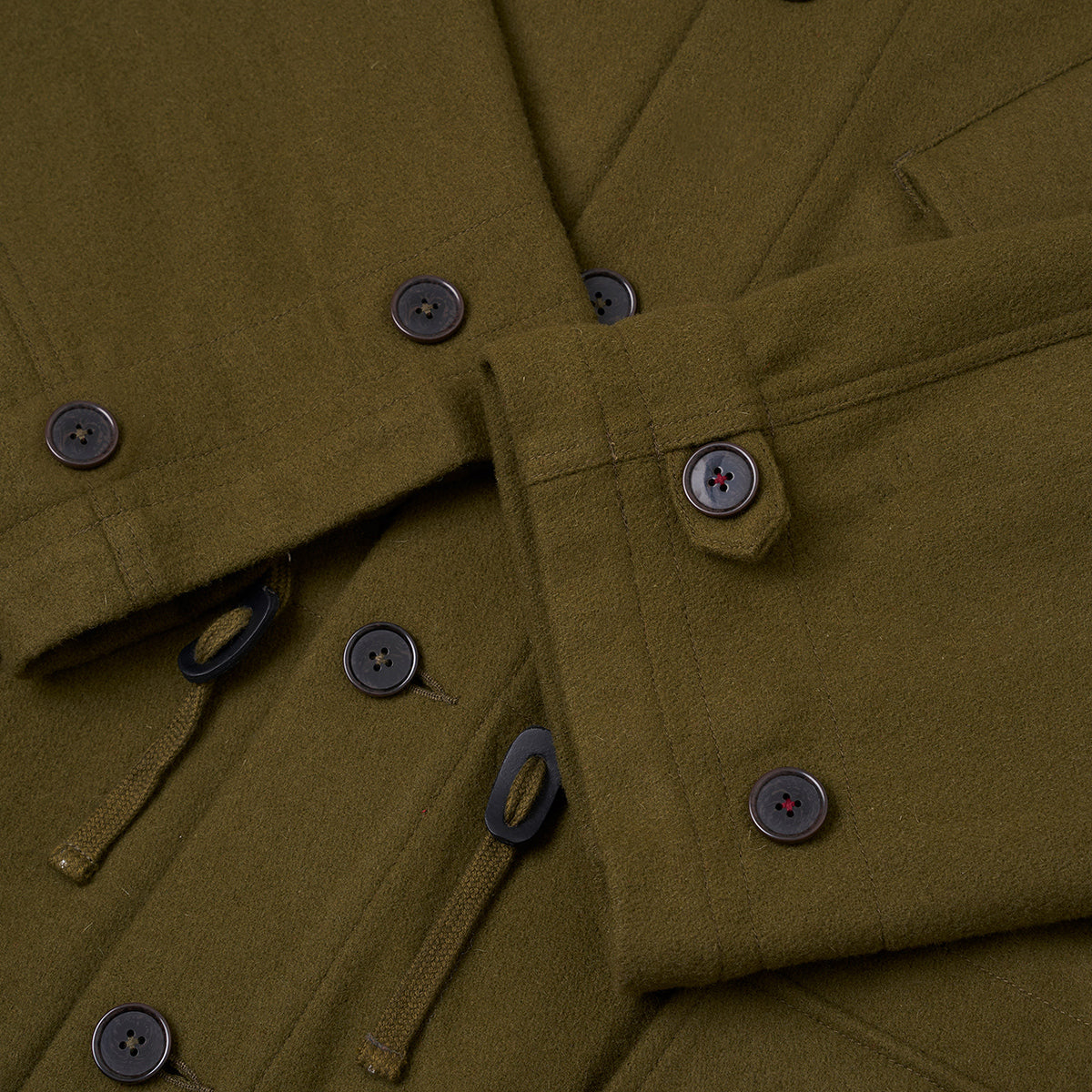 Boston Parka - Olive Mowbray Wool
