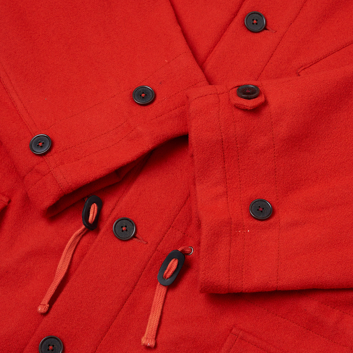Boston Parka - Orange Mowbray Wool