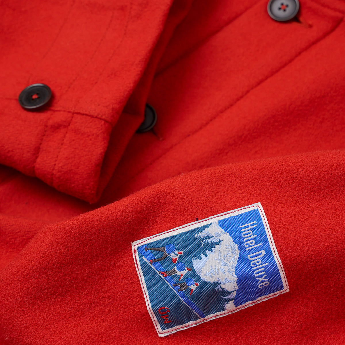 Boston Parka - Orange Mowbray Wool