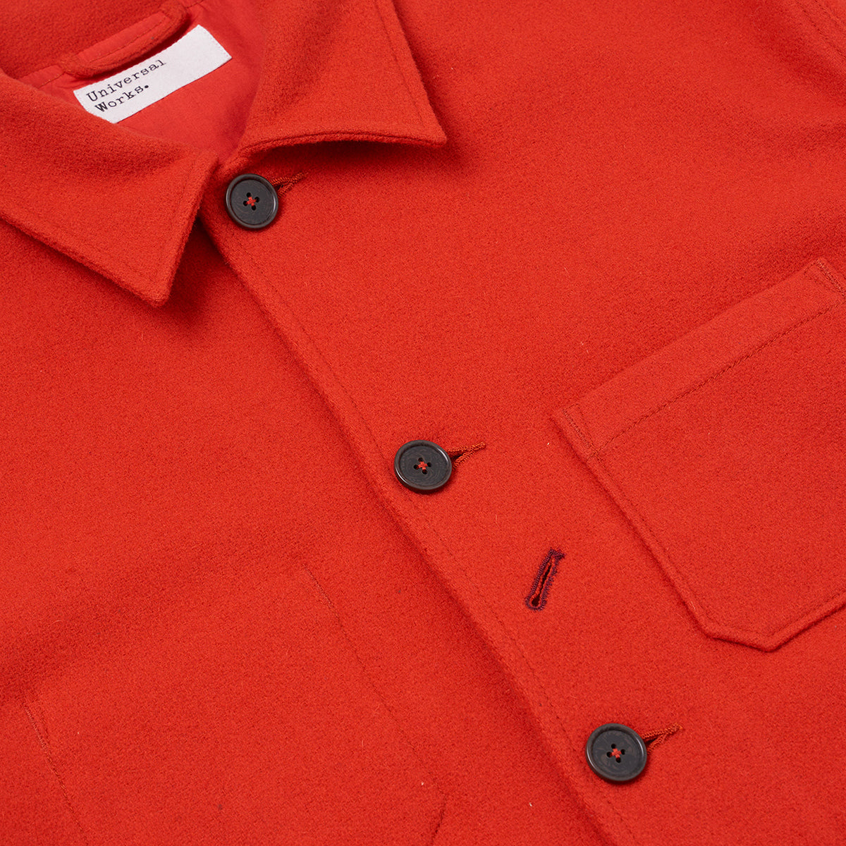Ives Jacket - Orange Mowbray Wool