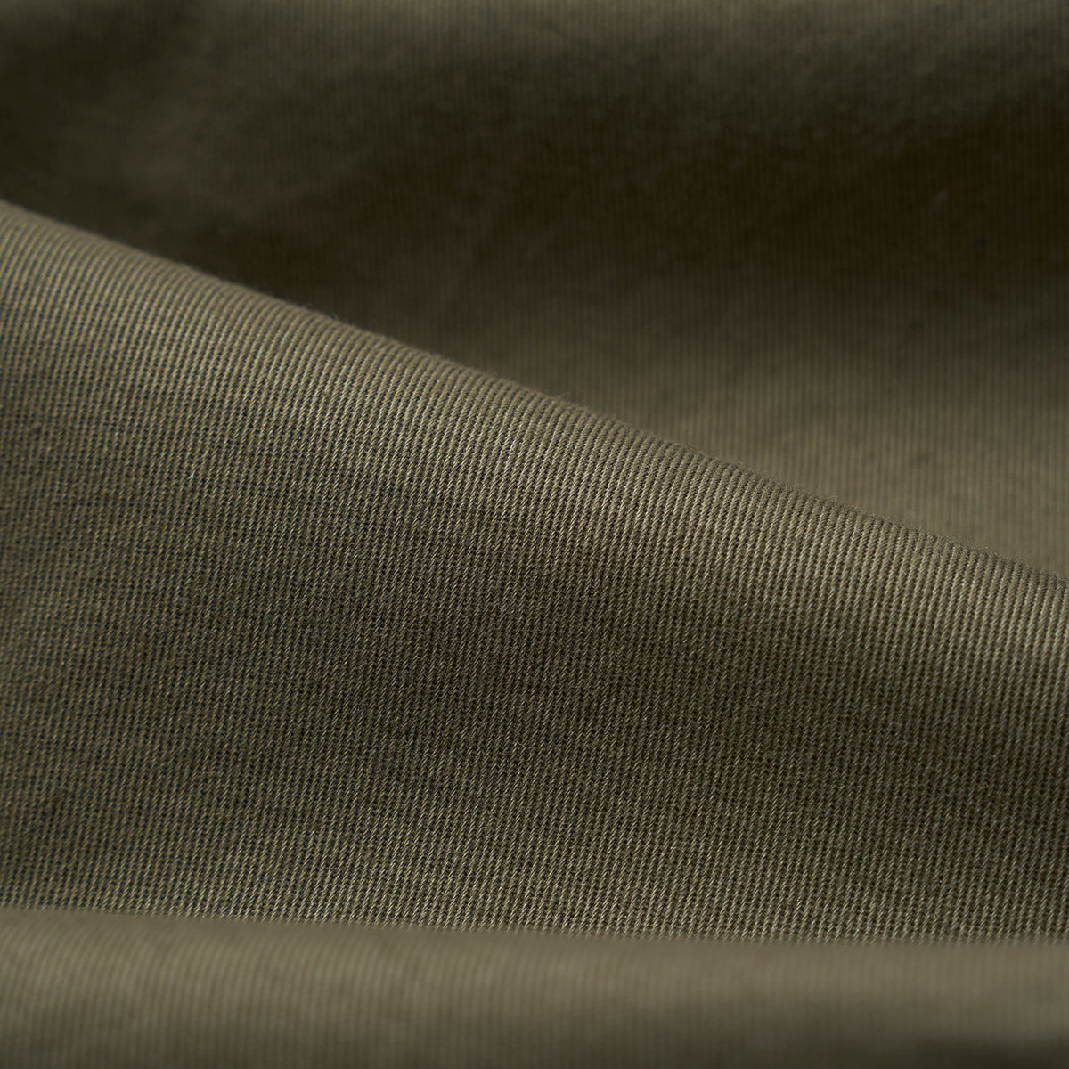 Loose Pilot Trouser - Olive Green Twill