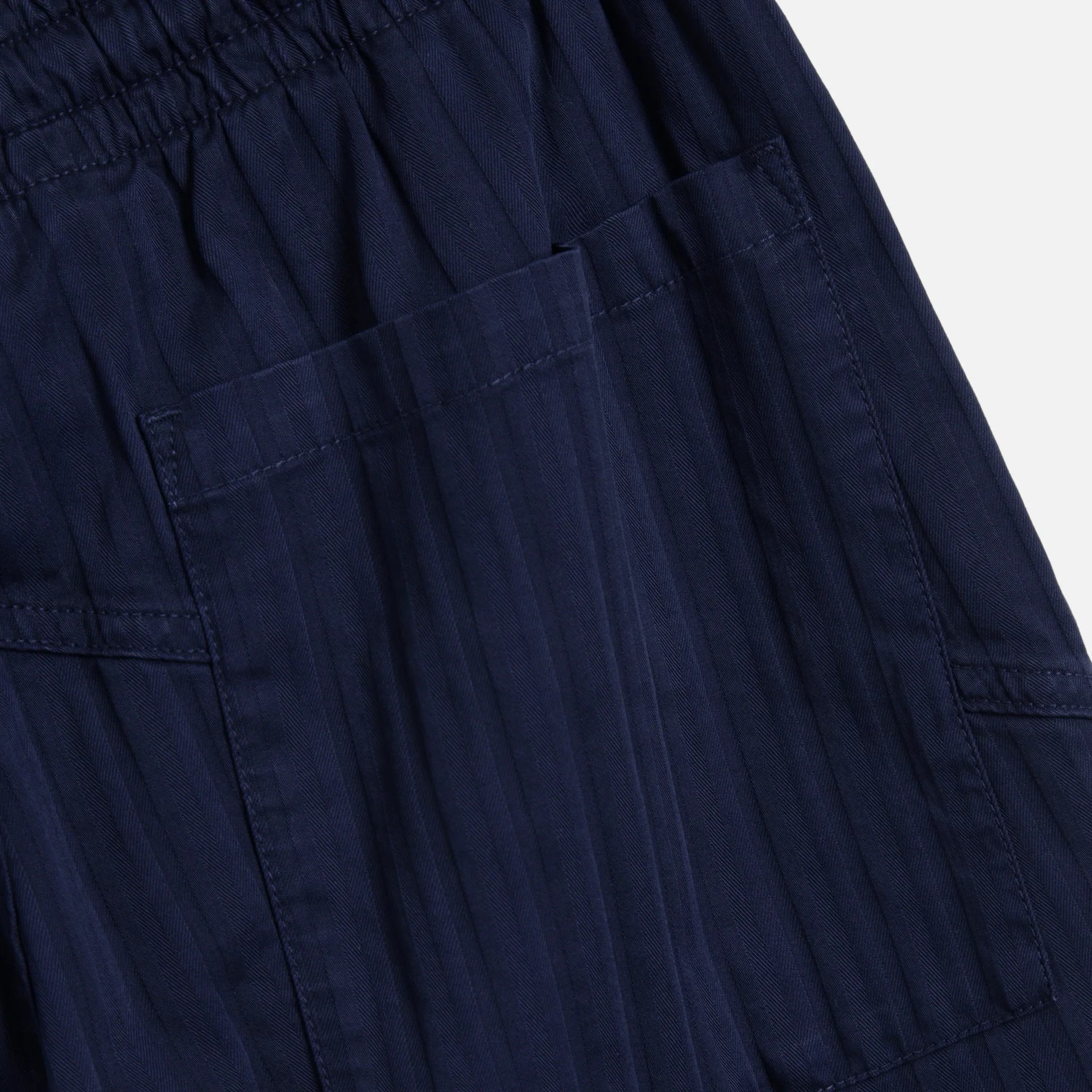 Alva Skate Trouser - Navy Herringbone