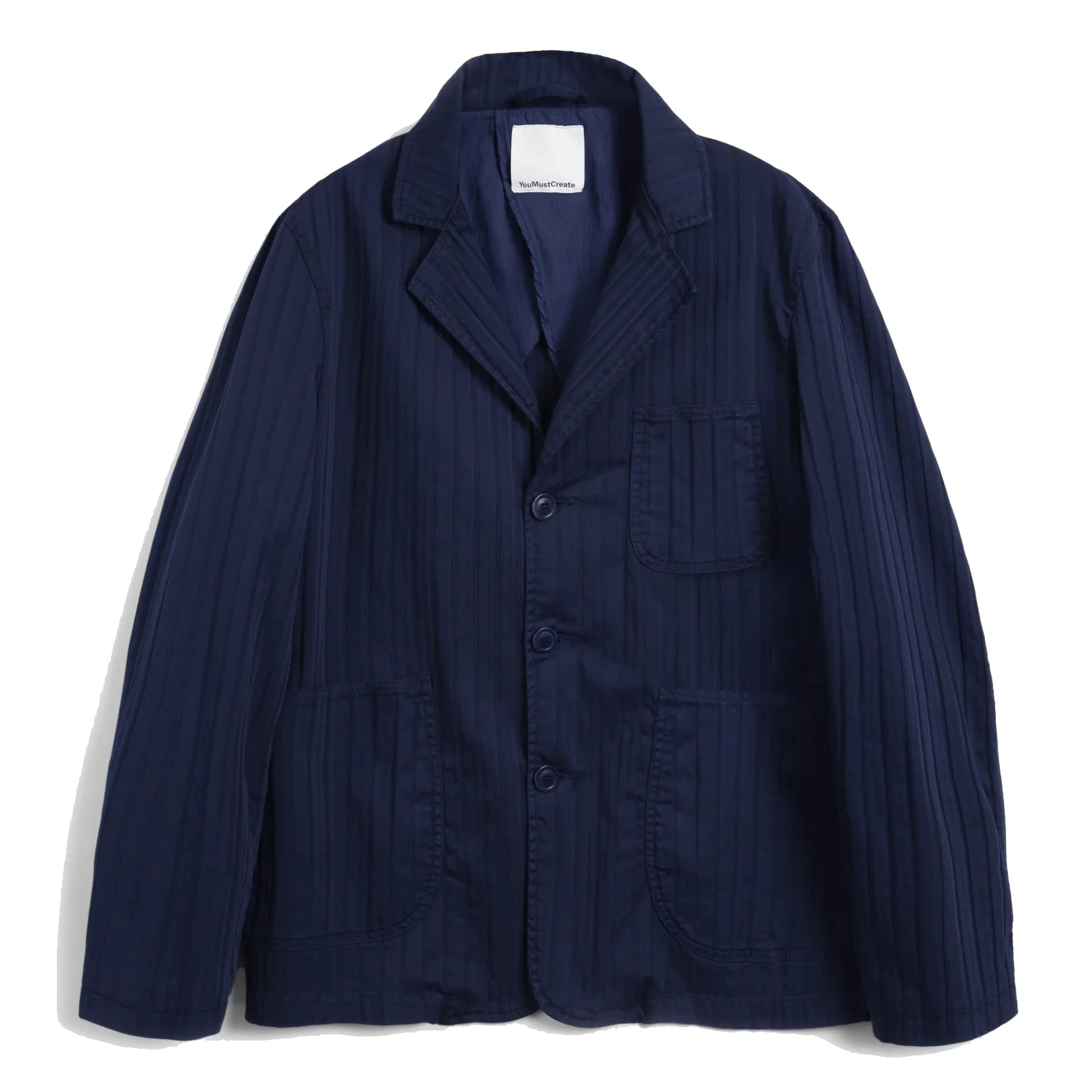 Scuttlers Jacket - Navy Herringbone