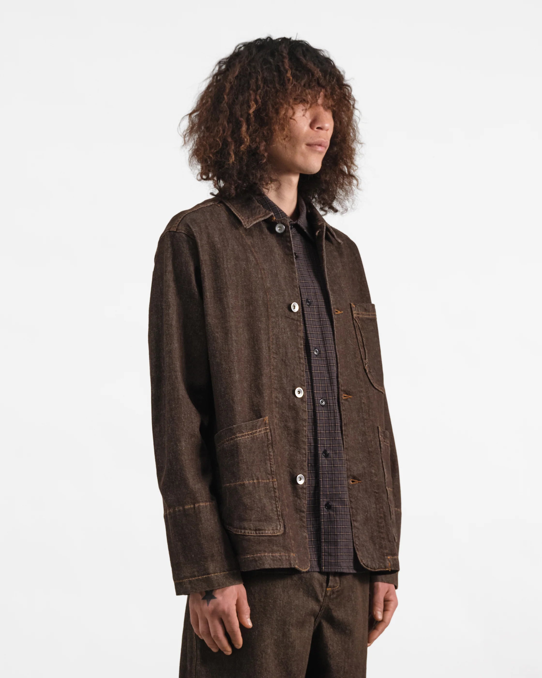 Construction Jacket - Brown