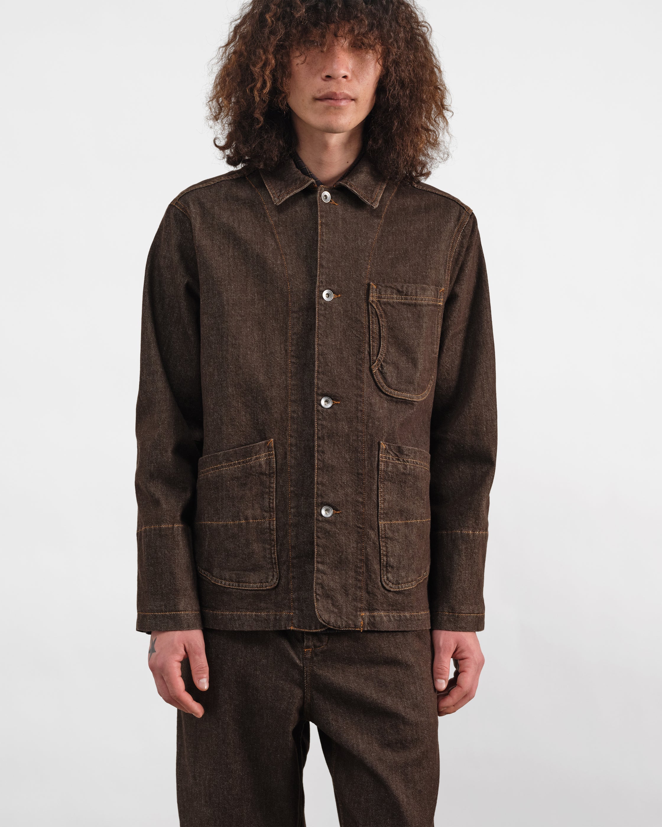 Construction Jacket - Brown
