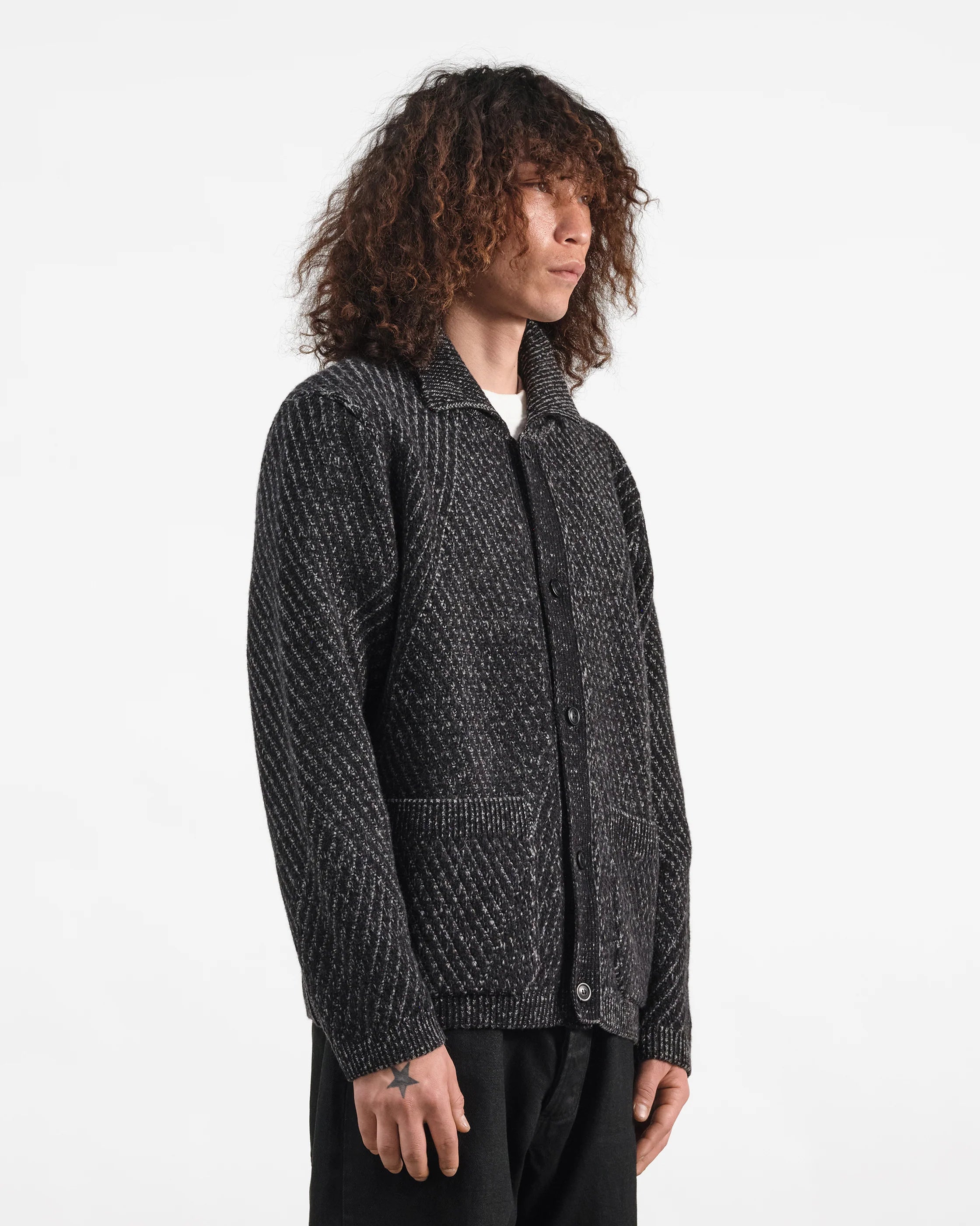 Baker Cardigan - Charcoal