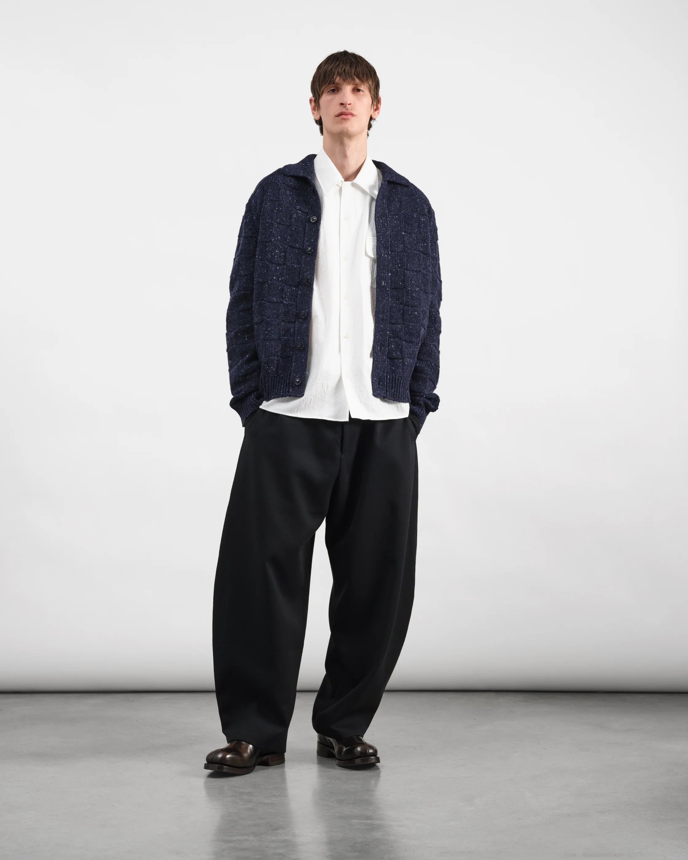 Rat Pack Cardigan - Navy