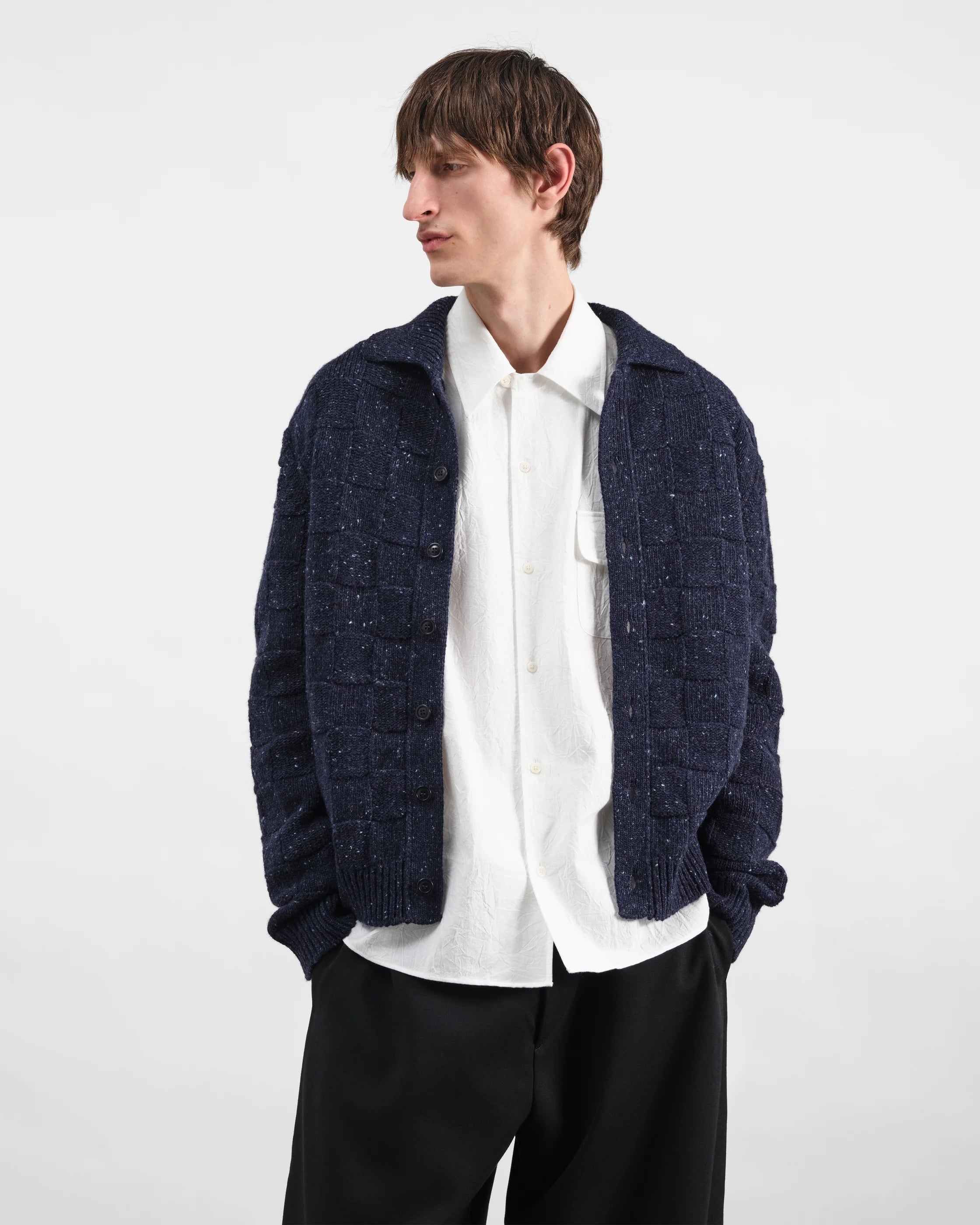 Rat Pack Cardigan - Navy