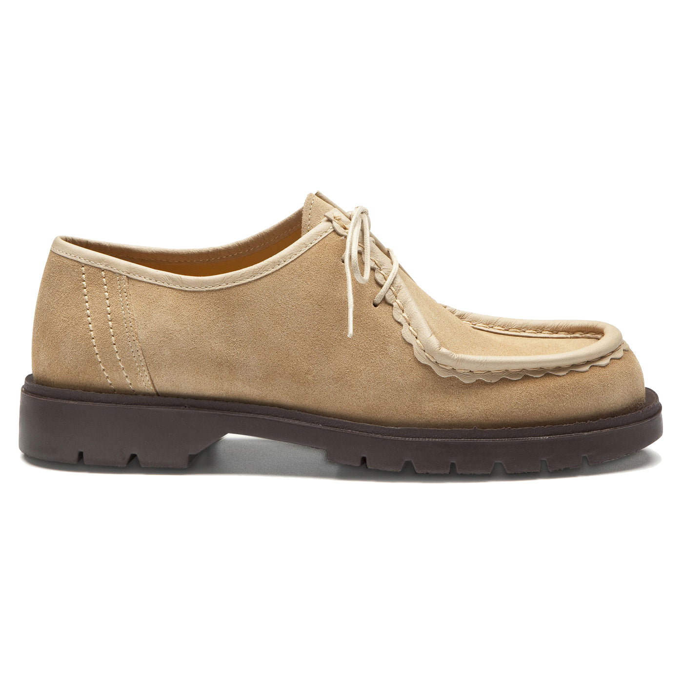 Padror V Suede Tyrolean Shoes - Beige