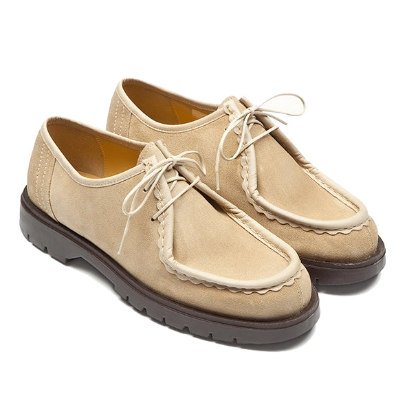 Padror V Suede Tyrolean Shoes - Beige
