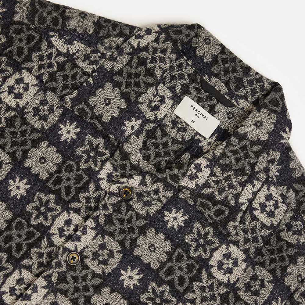 Ashdown Wildflower Wool Shirt - Black Multi