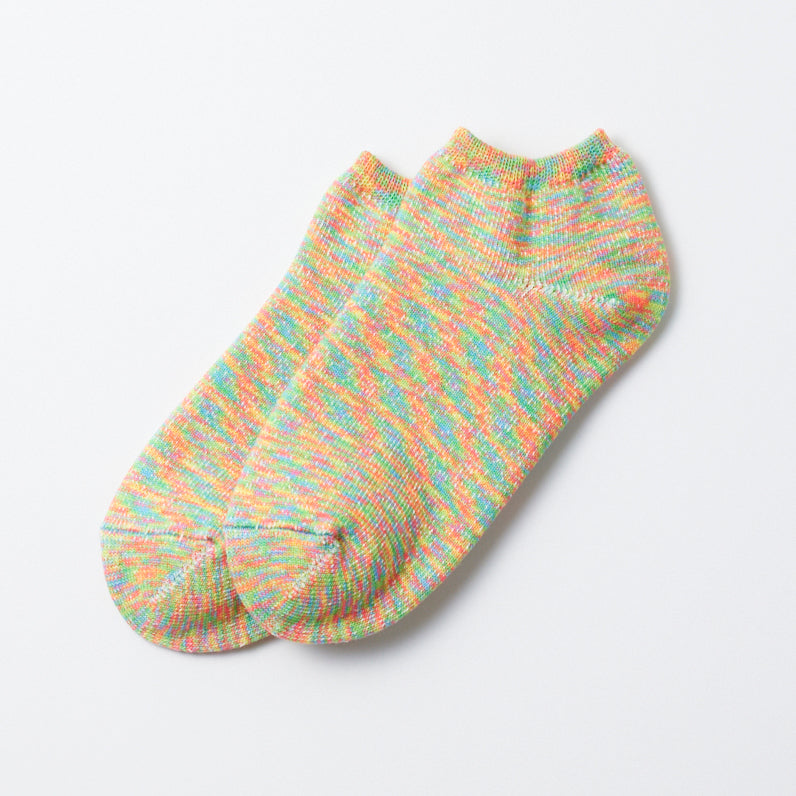 Washi Pile ”KASURI” Short Socks - Prism