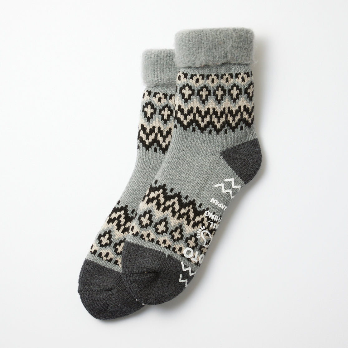Comfy Room Socks "Nordic" - Gray