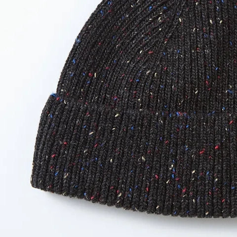 Nep Wool Seamless Beanie - Charcoal