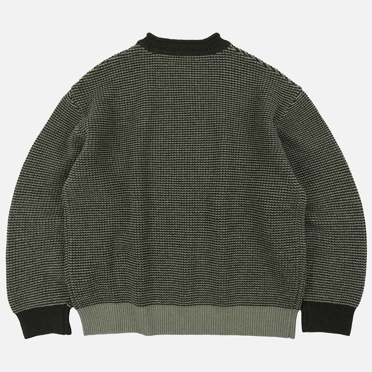 Rollneck Ringer Knit - Olive