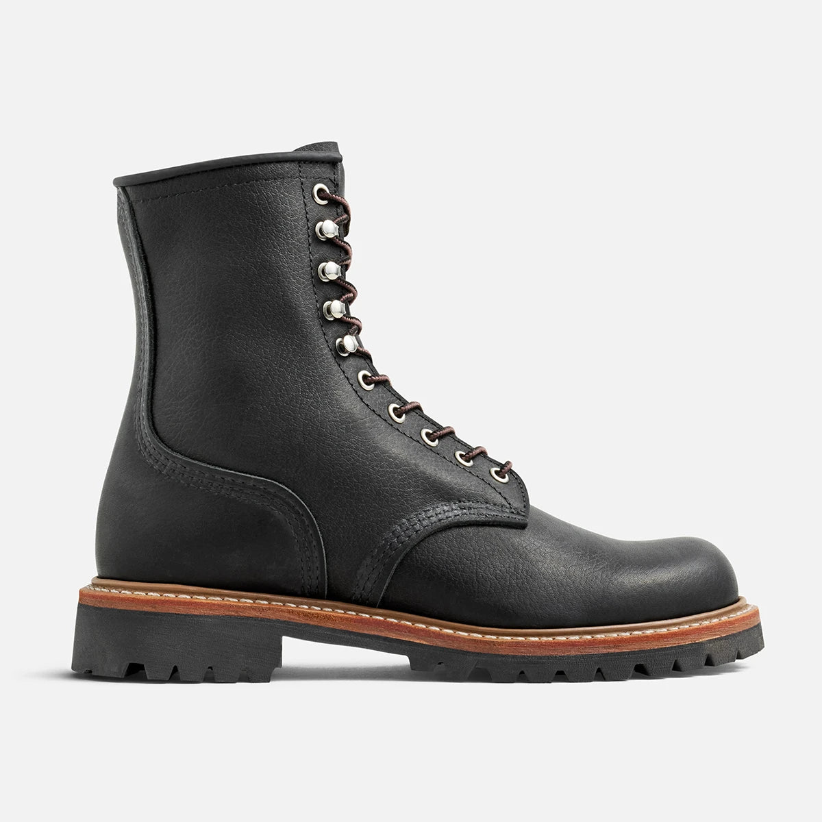 8" Logger Boots 4501 - Black Harness