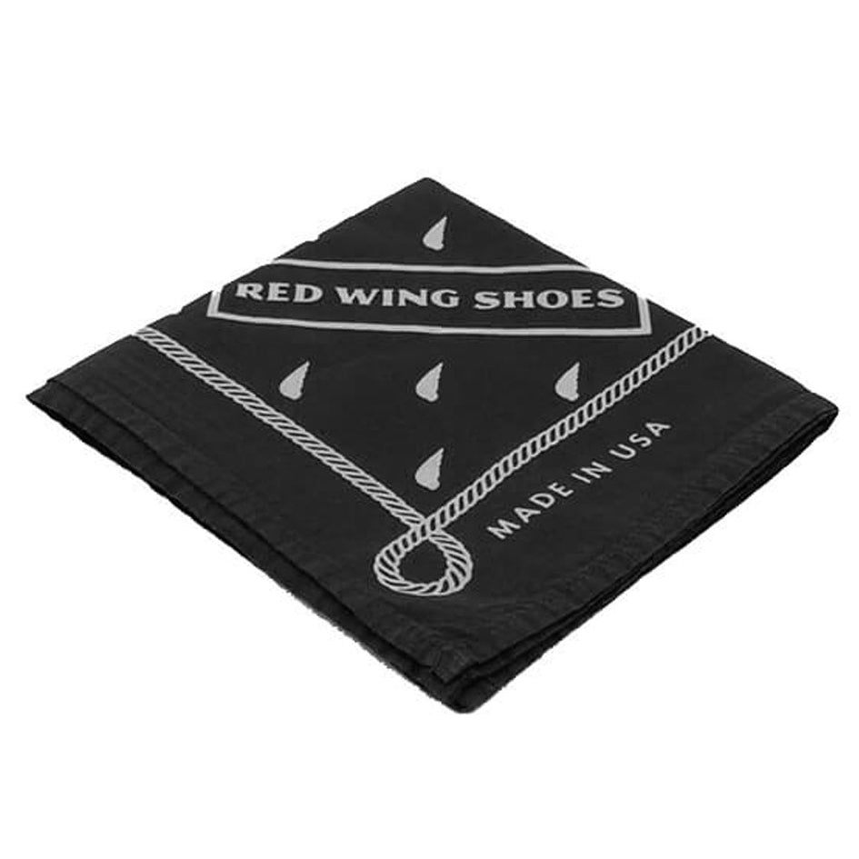 Bandana/Neckerchief - Black Cotton Logo