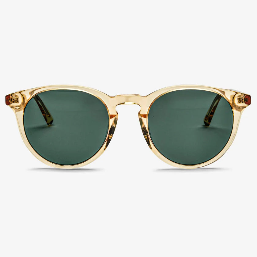 New Depp Sunglasses - Champagne & Green Lens