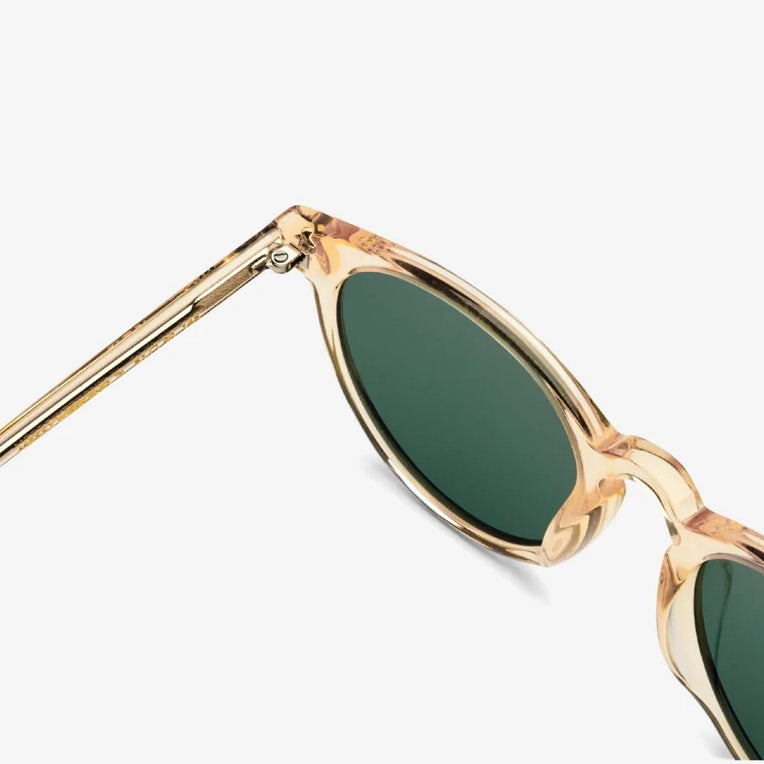 New Depp Sunglasses - Champagne & Green Lens