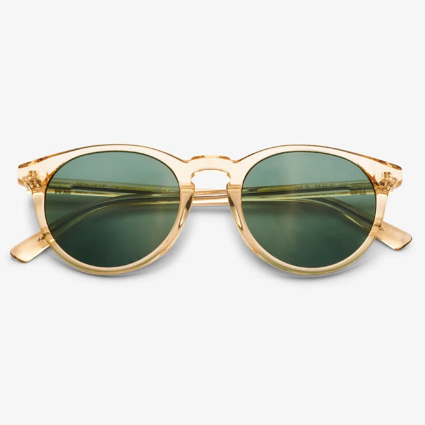 New Depp Sunglasses - Champagne & Green Lens