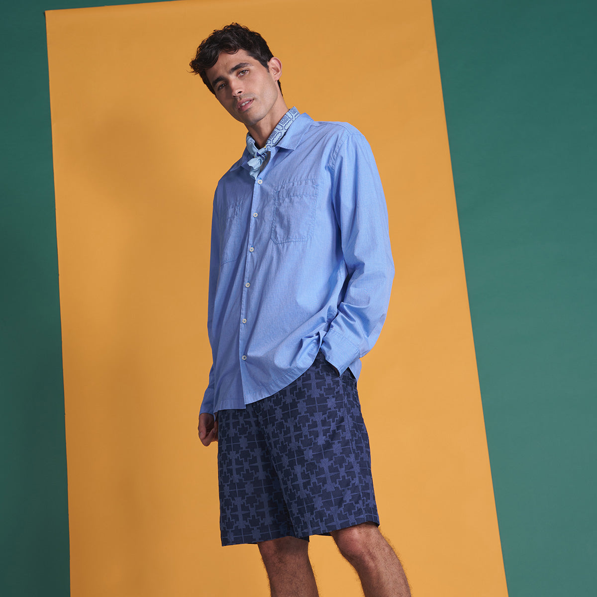 Garage Shirt - Blue End on End