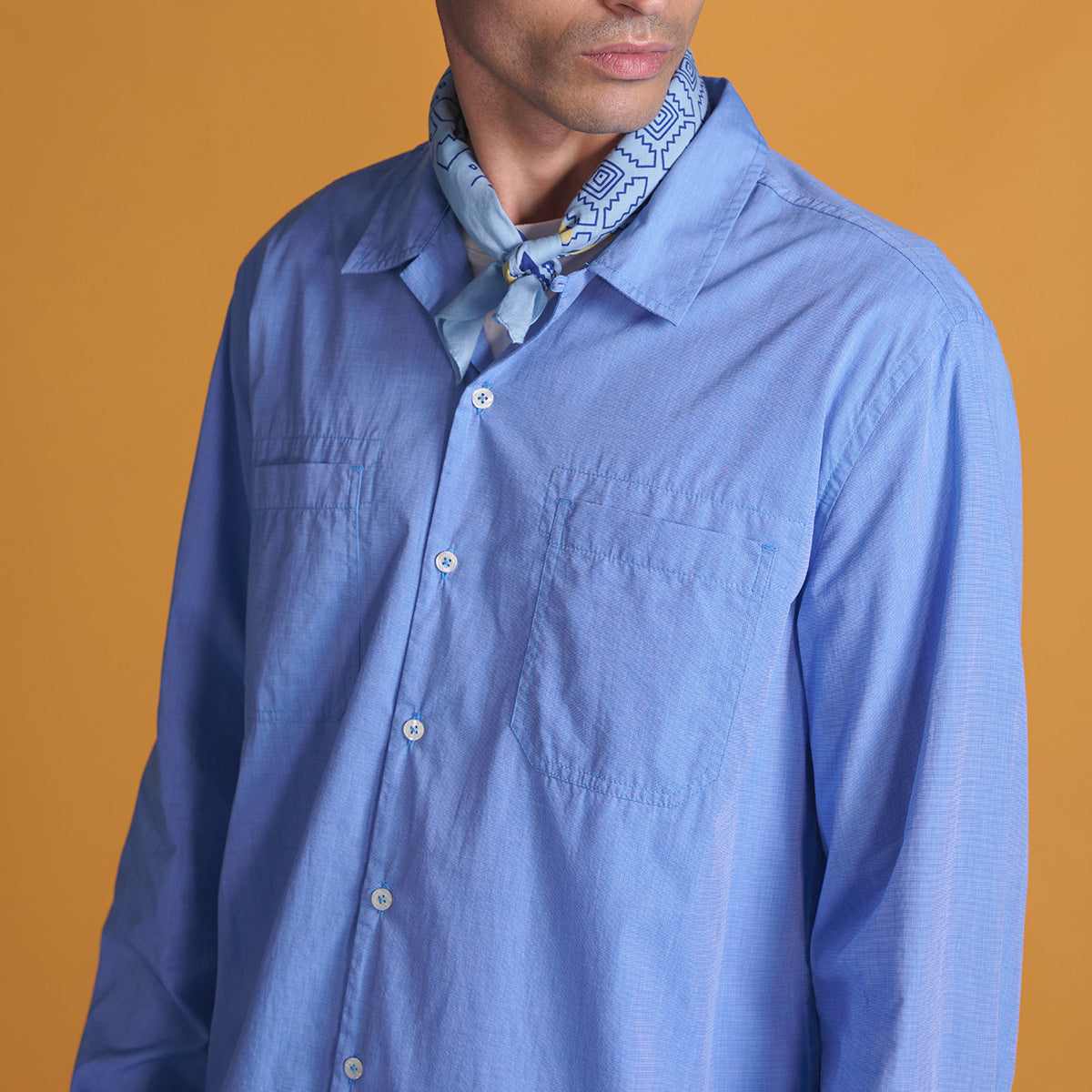 Garage Shirt - Blue End on End