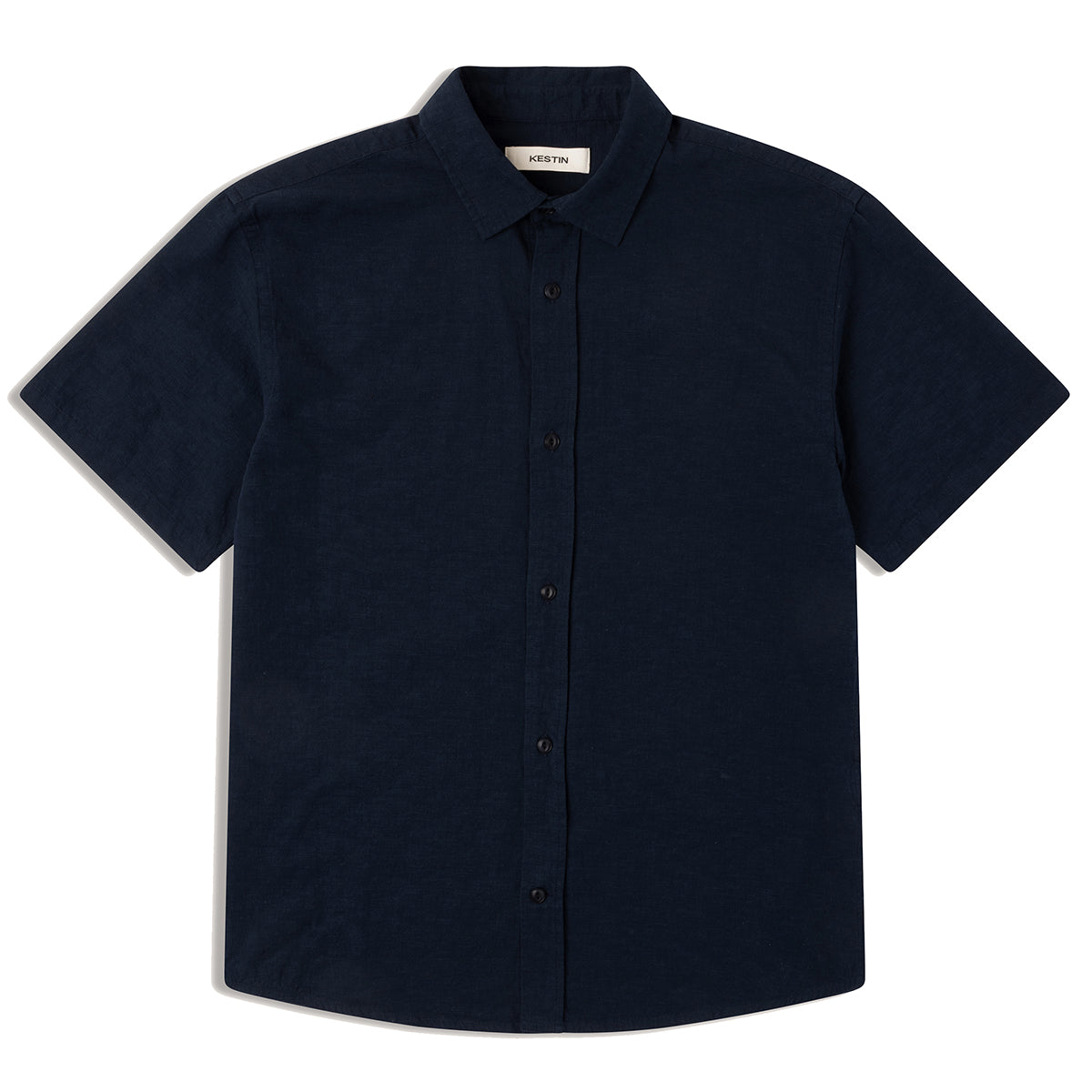 Ferness Oversized Shirt - Dark Navy Slub