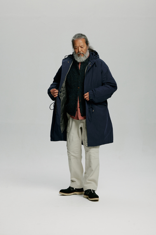 Vincent M1965 Fishtail 2-in-1 Parka 004 - Navy