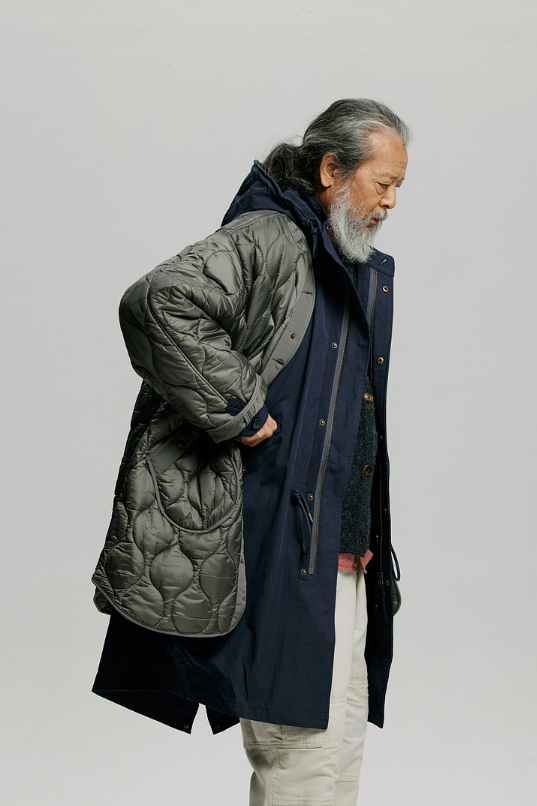 Vincent M1965 Fishtail 2-in-1 Parka 004 - Navy