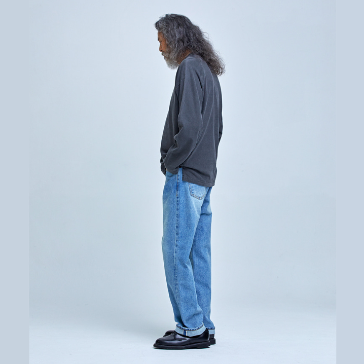 OG Selvedge Regular Denim Pants - Light Blue